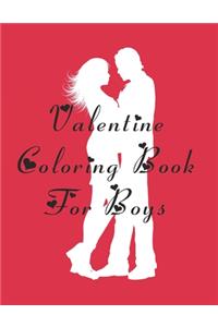 Valentine Coloring Book for Boys