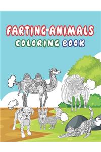 Farting Animals Coloring Book