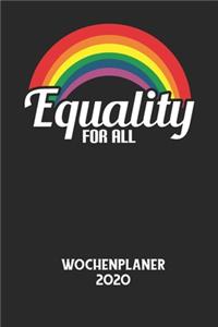 EQUALITY FOR ALL - Wochenplaner 2020