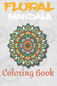 floral mandala coloring book