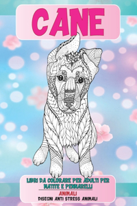 Libri da colorare per adulti per matite e pennarelli - Disegni Anti stress Animali - Animali - Cane