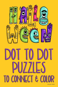 Halloween Dot to Dot Puzzles to Connect & Color