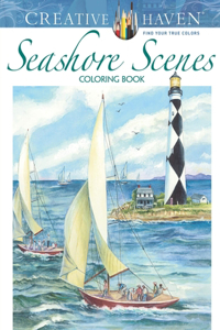 Creative Haven Seashore Scenes Coloring Book