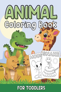 Animal Coloring Book for Toodlers
