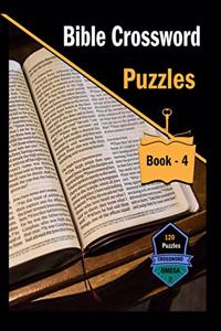 Bible Crossword Puzzles Book - 4