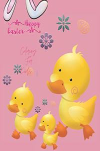 Happy Easter Coloring Book For Kids