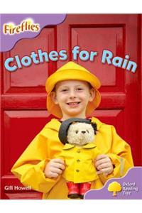 Oxford Reading Tree: Level 1+: More Fireflies A: Clothes for Rain