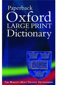 Oxford Large Print Dictionary Pb