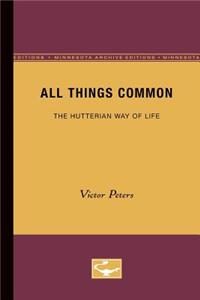All Things Common