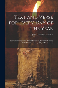 Text and Verse for Every Day of the Year