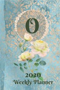 Plan On It 2020 Weekly Calendar Planner 15 Month Pocket Appointment Notebook - Monogram Letter O