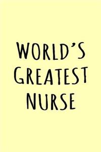 World's Greatest Nurse
