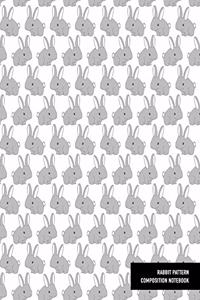 Rabbit Pattern Composition Notebook