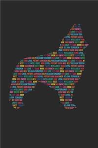 Belgian Tervuren Journal - Belgian Tervuren Notebook 'Word Cloud' - Gift for Belgian Tervuren Lovers