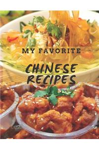 My Favorite Chinese Recipes
