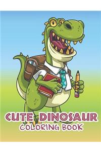 Cute Dinosaur Coloring Book