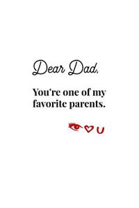 Dear Dad, you're one of my favorite parents