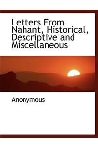 Letters from Nahant, Historical, Descriptive and Miscellaneous