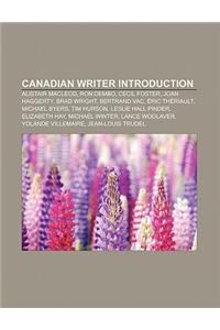 Canadian Writer Introduction