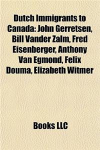 Dutch Immigrants to Canada