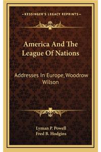 America and the League of Nations