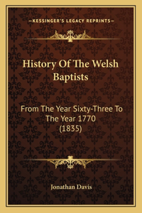 History Of The Welsh Baptists