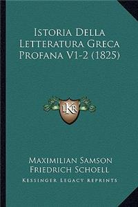 Istoria Della Letteratura Greca Profana V1-2 (1825)