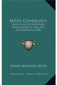 Miles Genealogy