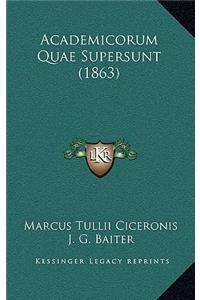 Academicorum Quae Supersunt (1863)