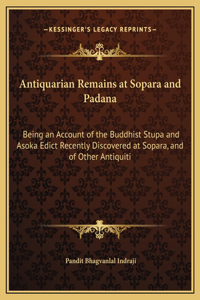 Antiquarian Remains at Sopara and Padana