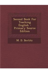 Second Book for Teaching English