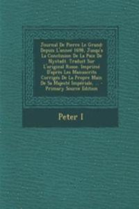Journal de Pierre Le Grand