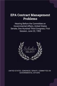 EPA Contract Management Problems