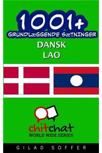 1001+ grundlæggende sætninger dansk - Lao