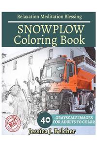 SNOWPLOW Coloring book for Adults Relaxation Meditation Blessing