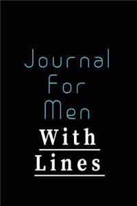 Journal For Men With Lines