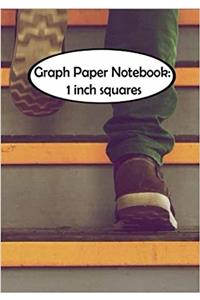 Graph Paper Notebook - 1 Inch Squares - Trees: Graph Paper, 1 Inch Squares