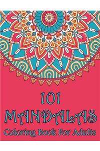 101 Mandalas Coloring Book For Adults