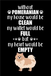 Without Pomeranian My House Would Be Clean