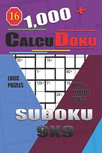 1,000 + Calcudoku sudoku 9x9