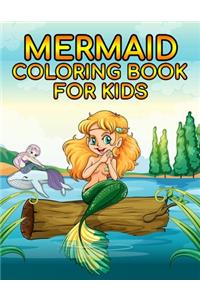 Mermaid Coloring Book For Kids