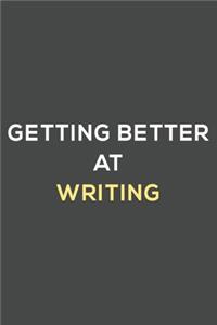 getting better at writing