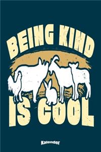 Mein Veganer Being Kind Is Cool Kalender