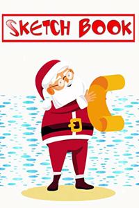 Sketch Book For Kids Merry Christmas Gift