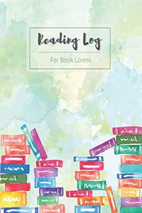 Reading log for book lovers