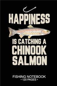 Happiness Is Catching A Cutthroat Trout Fishing Notebook 120 Pages
