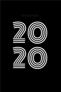 All Black Simple 2020 Journal Notebook