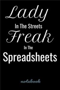 Lady In The Streets Freak In The Spreadsheets