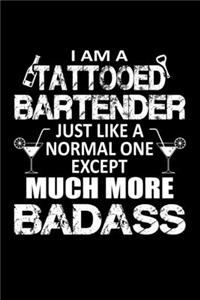 A Badass Tattooed Bartender