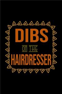 Dibs on the hairdresser